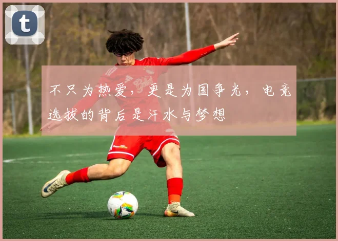 不只为热爱，更是为国争光，电竞选拔的背后是汗水与梦想