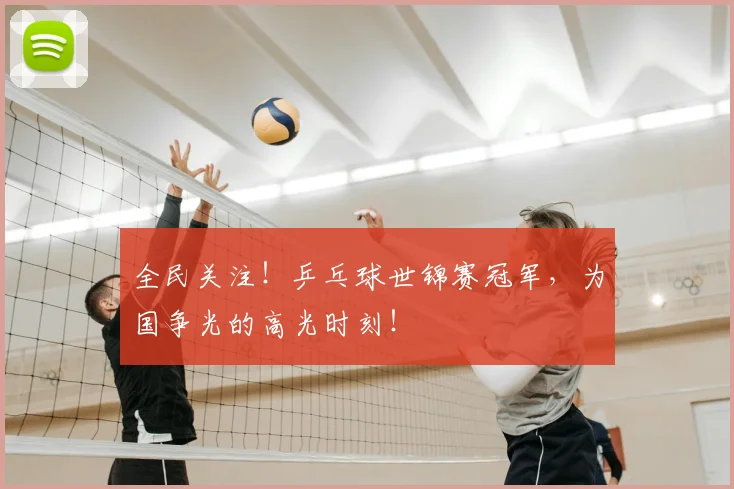 全民关注！乒乓球世锦赛冠军，为国争光的高光时刻！